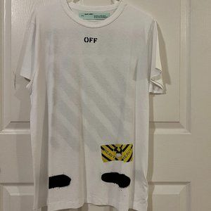 Off-White Diag Spray Short Sleeve Tee